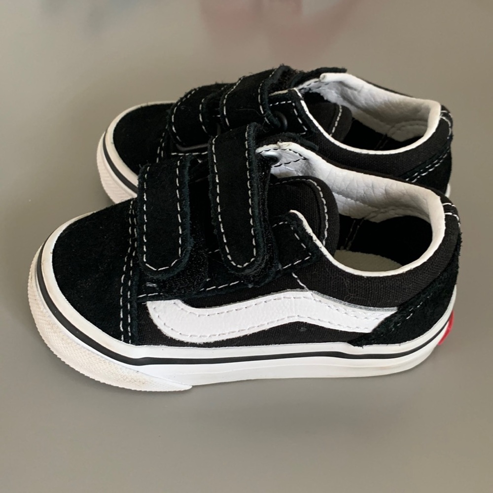 Barely worn Black Kids Vans